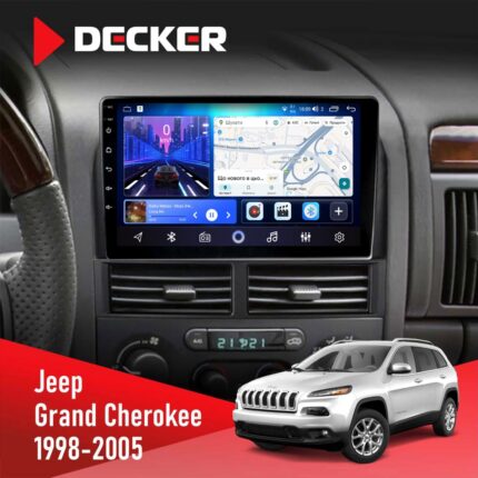 Штатна магнітола Jeep Grand Cherokee 1998-2005 Decker D9-006
