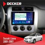 Штатна магнітола Suzuki Liana 2001-2007 Decker D9-007 4x64 DSP 360 4G