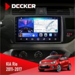 Штатна магнітола KIA Rio 2015-2017 Decker D9-006 4x64, 4G