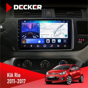 Штатна магнітола KIA Rio 2015-2017 Decker D9-006 4x64, 4G