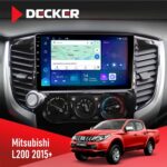 Штатна магнітола Mitsubishi L200 2015+ Decker D9-007 4x64 DSP 360 4G