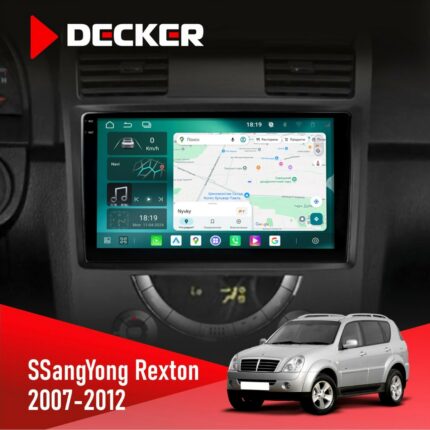 Штатна магнітола SsangYong Rexton Decker D9-004 для покращення аудіосистеми