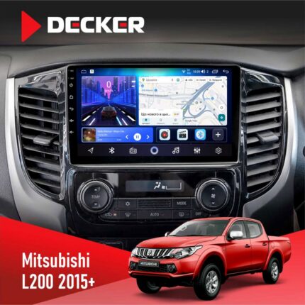 Штатна магнітола Mitsubishi L200 2015+ Climate Decker D9-006 з 4G
