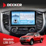 Штатна магнітола Mitsubishi L200 2015  Climate Decker D9-010 6x128 DSP 4G 2K
