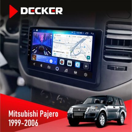 Штатна магнітола Mitsubishi Pajero 1999-2006 Wood Decker D9-006