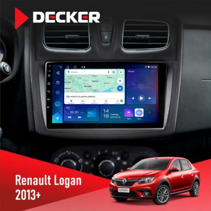 Штатна магнітола Renault Sandero Logan Decker D9-007