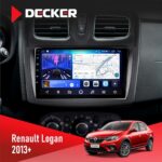 Штатна магнітола Renault Sandero Logan Decker D9-006 4x64 4G