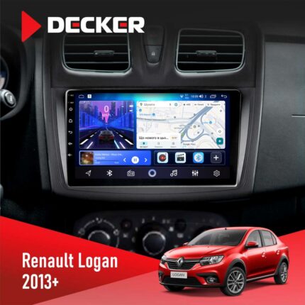 Штатна магнітола Renault Sandero Logan Decker D9-006 4x64 4G