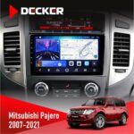 Штатна магнітола Mitsubishi Pajero 2007-2021 Decker D9-006