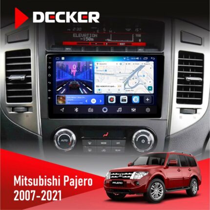Штатна магнітола Mitsubishi Pajero 2007-2021 Decker D9-006