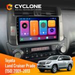 Штатна магнітола Toyota Land Cruiser Prado 150 2009-2013 Cyclone C9 CPL 2x32