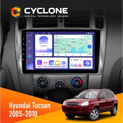Штатна магнітола Cyclone C10 011 для Hyundai Tucson 2005-2010