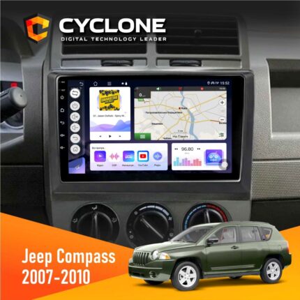 Штатна магнітола Jeep Compass 2007-2010 Cyclone C10-011