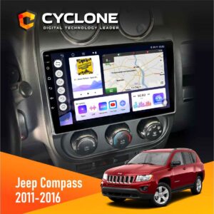 Штатна магнітола Jeep Compass Cyclone