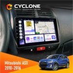 Штатна магнітола Mitsubishi ASX 2010-2016 Cyclone C10-011 4x64, DSP