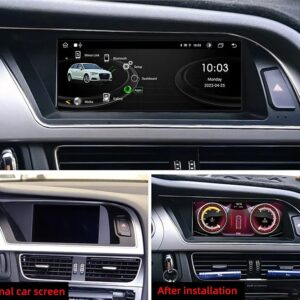 Штатна магнітола FORS.auto для Audi A4/A5/S4/S5/RS4/RS5/B8 MMI-3G High (4+32Gb, 8.8") 2009-2016 в інтер'єрі