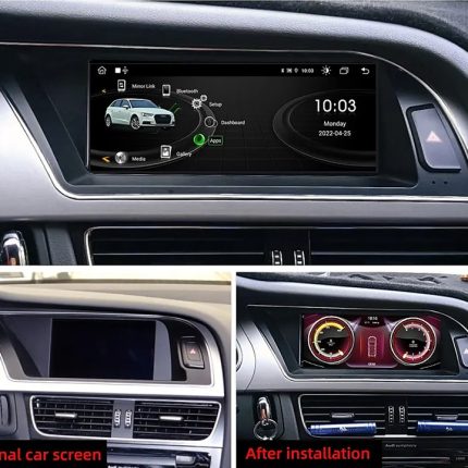 Штатна магнітола FORS.auto для Audi A4/A5/S4/S5/RS4/RS5/B8 MMI-3G High (4+32Gb, 8.8") 2009-2016 в інтер'єрі