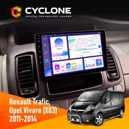 Штатна магнітола Opel Vivaro 2011-2015 Cyclone C10-011 4x64, DSP