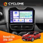 Штатна магнітола Renault Clio 2016 2019 Cyclone C10-011 4x64, DSP
