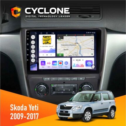 Штатна магнітола Skoda Yeti Cyclone C10-011 4x64, DSP