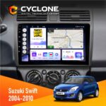 Штатна магнітола Suzuki Swift 2004 2010 Cyclone C10-011 4x64, DSP