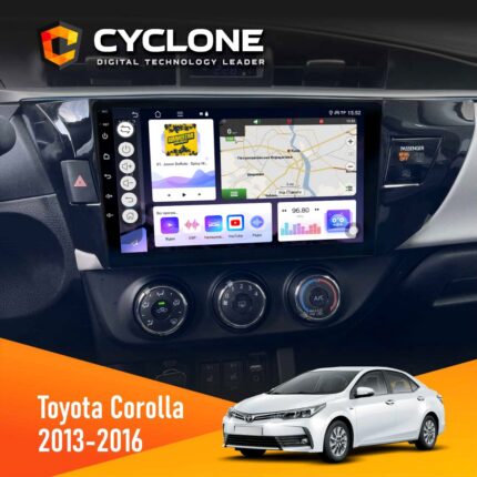 Штатна магнітола Cyclone C10 011 для Toyota Corolla 2013-2016