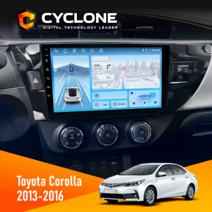 Штатна магнітола Cyclone C10 012 Toyota Corolla 2013-2016