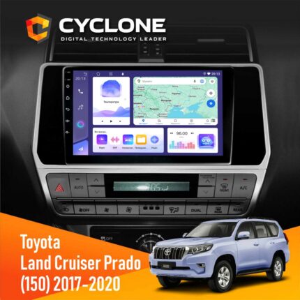 Штатна магнітола Toyota Land Cruiser Prado 150 2017-2020 Cyclone C10-011