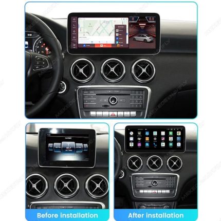 Штатна магнітола Mercedes Benz W176 FORS.auto для Mercedes-Benz A/CLA/GLA-Class NTG 4.5 (W176/C117/X156) (4+32Gb, 12.3") 2011-2015 – 1