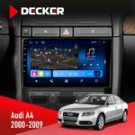 Штатна магнітола Audi A4 2000-2009 Decker D9-008 8x128 DSP 4G