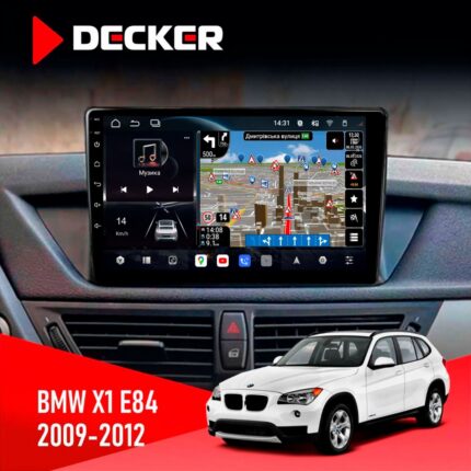 Штатна магнітола BMW X1 E84 2009-2012 Decker D10-011 4x64 DSP 4G 360
