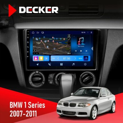 Штатна магнітола BMW 1 Series 2007-2011 Decker D9-008 8x128 DSP 4G