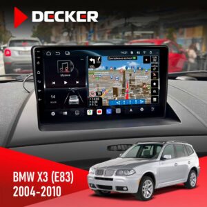 Штатна магнітола BMW X3 E83 2004-2010 Decker D9-011 4x64 DSP 4G 360