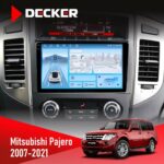 Штатна магнітола Mitsubishi Pajero 2007-2021 AMP Rockford Fosgate Decker D9-010 6x128 DSP 4G 2K