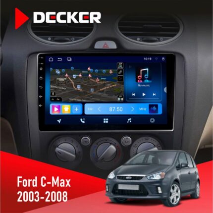 Штатна магнітола Ford C-Max 2003-2008 Decker D9-008 8x128 DSP 4G