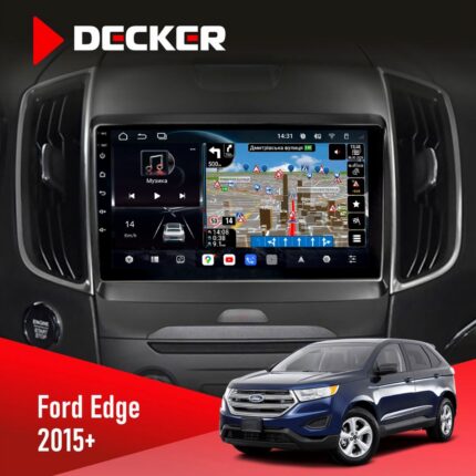 Штатна магнітола Ford Edge 2015 Decker D9-011 4x64 DSP 4G 360 — головне зображення товару