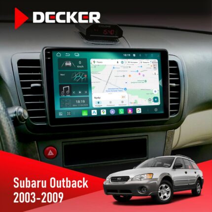 Штатна магнітола Subaru Outback 2003-2009 Decker D9-004