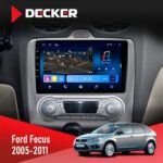 Штатна магнітола Ford Focus 2 Decker D9-008 Black Climate