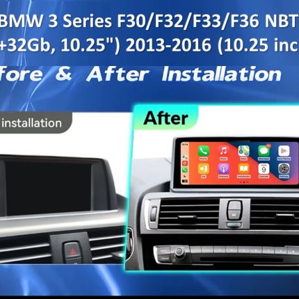 Інтерфейс Android 10 на 10,25 дюйма штатна магнітола BMW F30 FORS auto