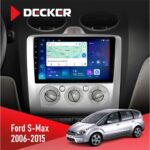 Штатна магнітола Ford S-Max Decker D9-007 з круговим оглядом 360 та 4G