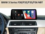 Штатна магнітола FORS.auto для BMW 3/4 Series F30/F32/F33/F36 NBT в інтер'єрі авто