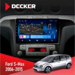 Штатна магнітола Ford S-Max 2006-2015 Climate Decker D9-008 DSP 4G