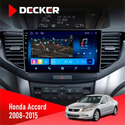 Штатна магнітола Honda Accord 8 2008-2015 Decker D9-008 8x128 DSP 4G