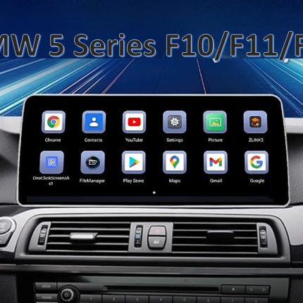 Штатна магнітола FORS.auto для BMW 5 Series F10/F11/F18 CIC (8+64Gb, 12.3") 2010-2012 – вигляд збоку