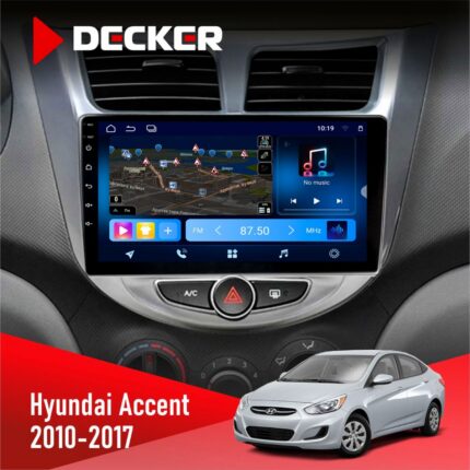 Штатна магнітола Hyundai Accent 2010-2017 Decker D9-008 8x128 DSP 4G