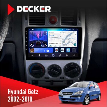 Штатна магнітола Hyundai Getz 2002-2010 Black Decker D9-006 4x64, 4G
