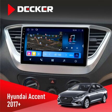 Штатна магнітола Hyundai Accent 2017 Decker D9-008 з екраном QLED