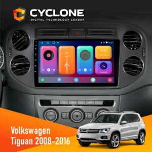 Штатна магнітола Volkswagen Tiguan 2011-2016 Cyclone C9-001 2x64 CPL
