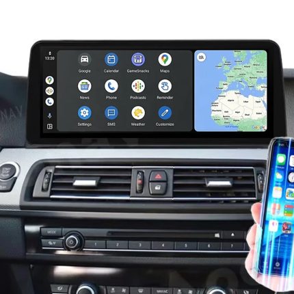 Штатна магнітола FORS.auto для BMW 5 Series F10/F11/F18 NBT (4+32Gb, 12.3") 2013-2016 – вигляд збоку