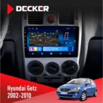Штатна магнітола Hyundai Getz 2002-2010 Black Decker D9-008 8x128 DSP 4G